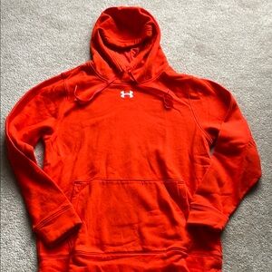 Under Armour Orange sweatshirt. Men’s size small worn